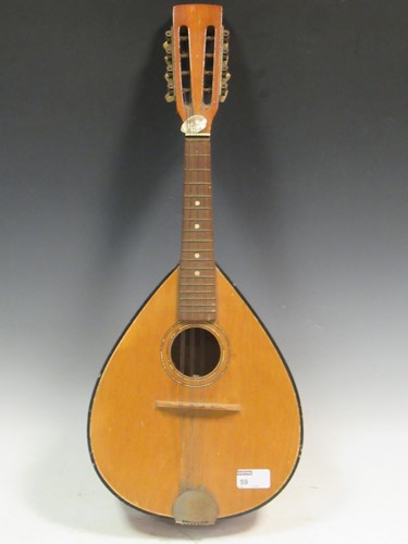 Lot 59 - A mandolin