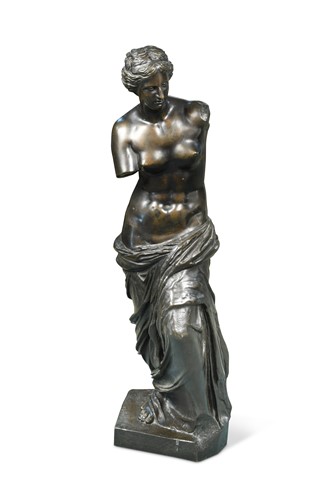 Lot 846 - After the Antique, a large bronze model of the Venus de Milo, 19th century