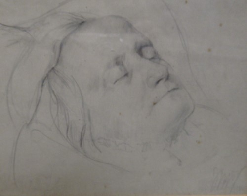 Lot 320 - Follower of Sir John Everett Millais, study of...
