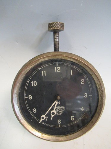 Lot 108 - A Smiths circular Car clock