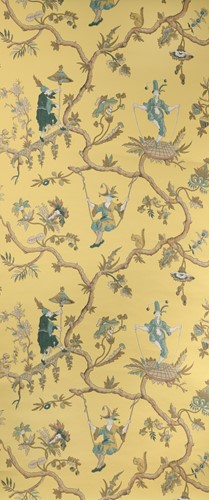 Lot 109 - A large roll of French Wallpaper, early 20th century