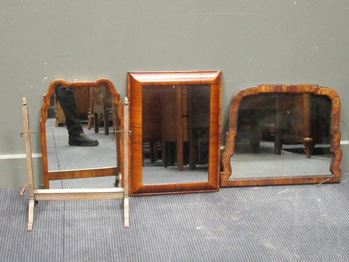 Lot 501 - An 18th century style walnut framed cushion...