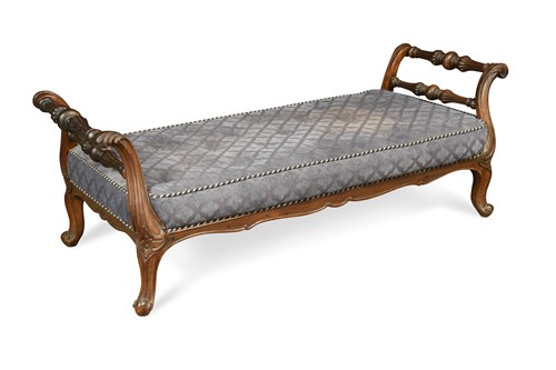 Lot 872 - An Anglo-Indian rosewood stool, mid 19th century