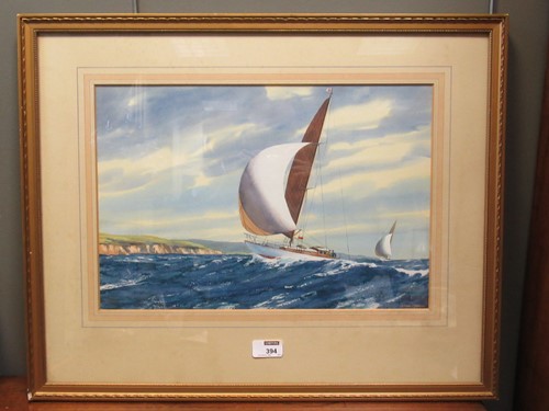 Lot 394 - Winston Megoran (1913-1971) A Fresh Breeze...