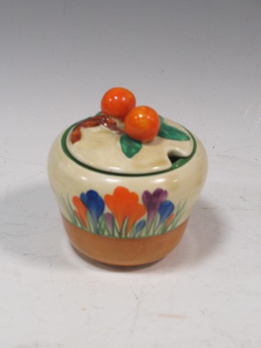Lot 57 - Clarice Cliff - a 'Crocus' pattern conserve...