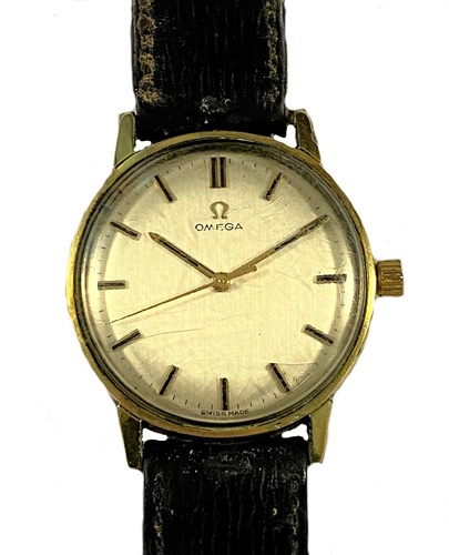 Lot 251 - Omega - A gold-plated 'Seamaster' wristwatch