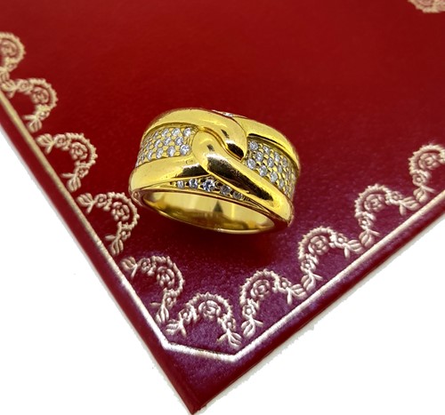 Lot 148 - Cartier - A diamond set dress ring