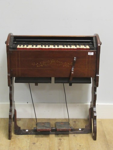 Lot 224 - An early 20th century busker's organ