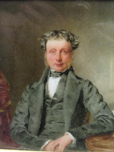 Lot 454 - Thomas Heathfield Carrick, portrait miniature...