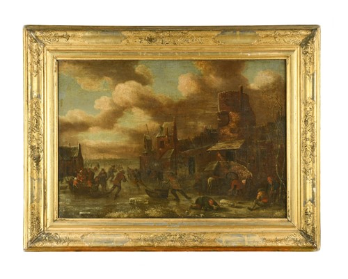 Lot 585 - Attributed to Nicolaes Molenaer (Dutch, 1630-1676)