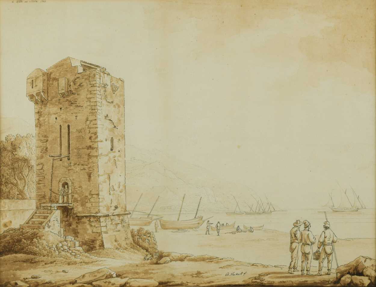 Lot 547 - Jacob Philipp Hackert (German, 1737-1807)