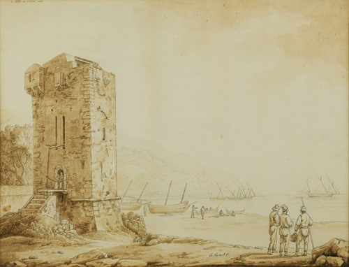 Lot 547 - Jacob Philipp Hackert (German, 1737-1807)