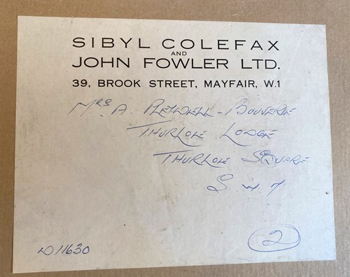 Lot 955 - Sibyl Colefax and John Fowler Ltd, Brook Street, Mayfair, seven silk and velvet banded curtains