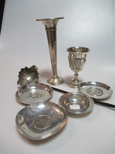 Lot 337 - A Georgian silver punch ladle, together with a...