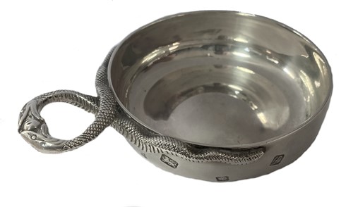Lot 271 - A 20th century silver tastevin