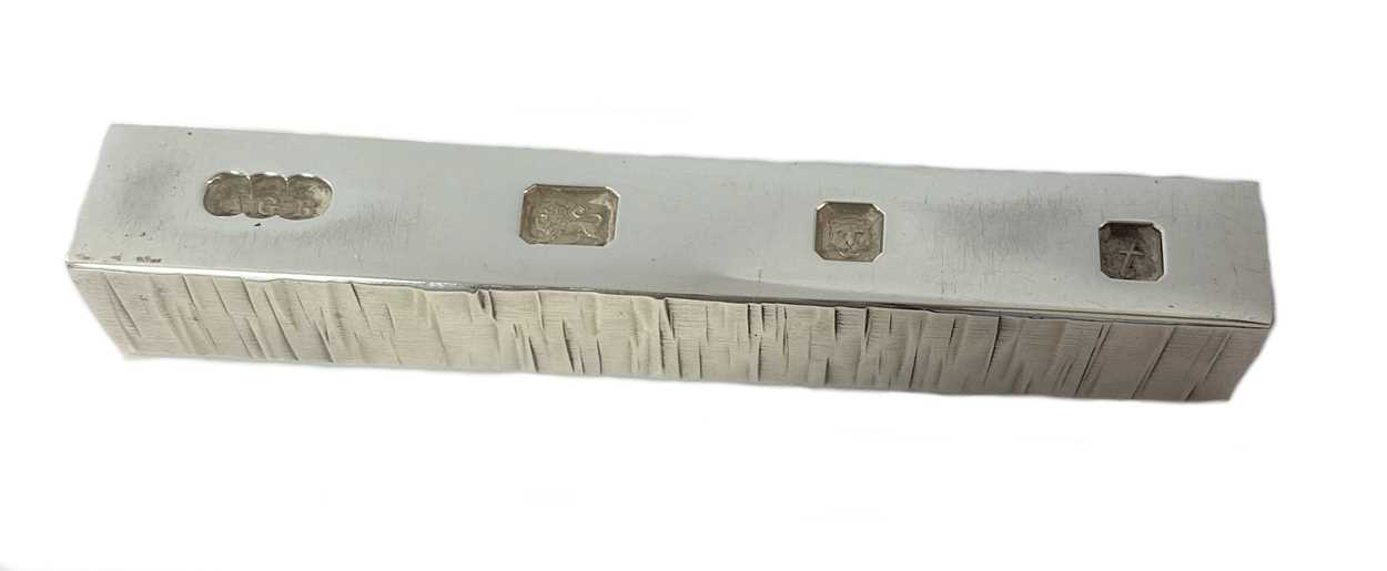 Lot 295 - A 20th century silver paperweight, mark of Gerald Benney