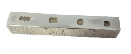 Lot 295 - A 20th century silver paperweight, mark of Gerald Benney