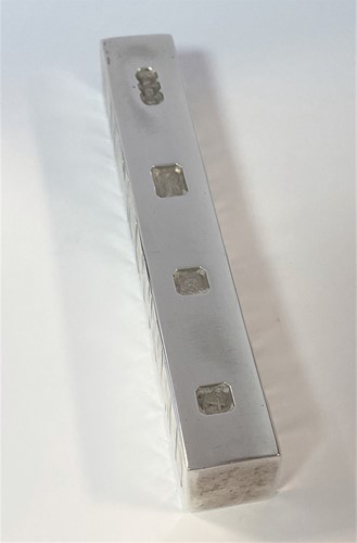 Lot 295 - A 20th century silver paperweight, mark of Gerald Benney