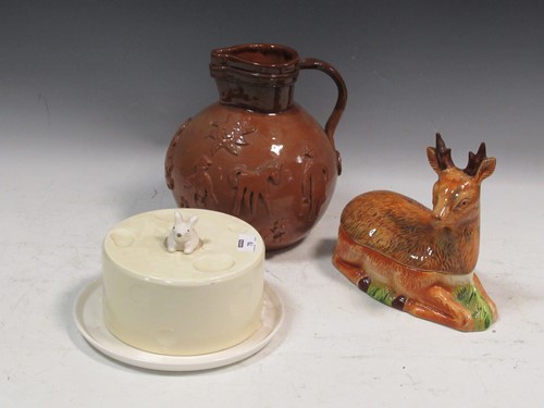 Lot 79 - A Michel Gaugant deer tureen and cover, a...