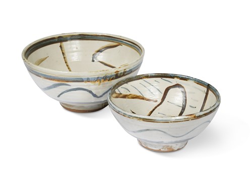 Lot 36 - Michael Cardew (British, 1901-1983) at Wenford Bridge, two stoneware bowls