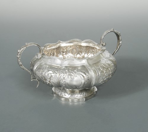 Lot 505 - Dublin - A George IV silver two handled bowl