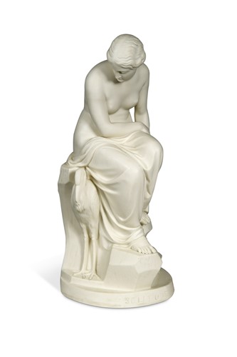 Lot 418 - A Minton Parian figure of Solitude