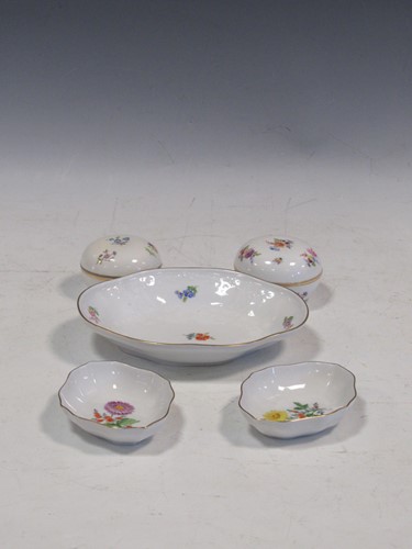 Lot 28 - A group of 20th century Meissen; to include,...