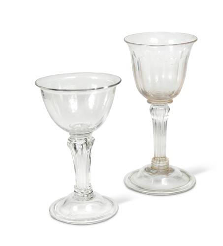 Lot 433 - A George III sweetmeat glass, circa 1770