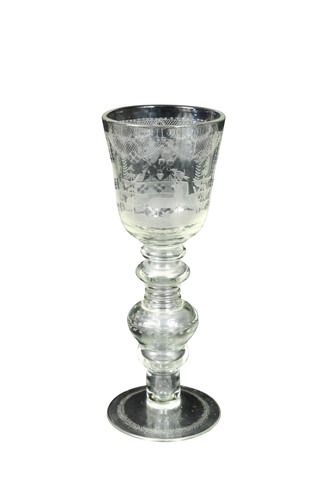 Lot 478 - A large continental goblet