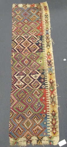 Lot 765 - A section of 19th Turkish kilim