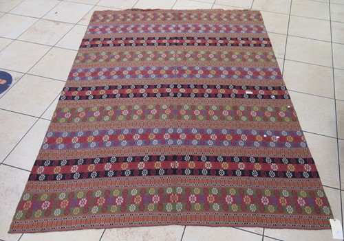 Lot 766 - A Swedishj flatweave tapestry 266 x 195cm