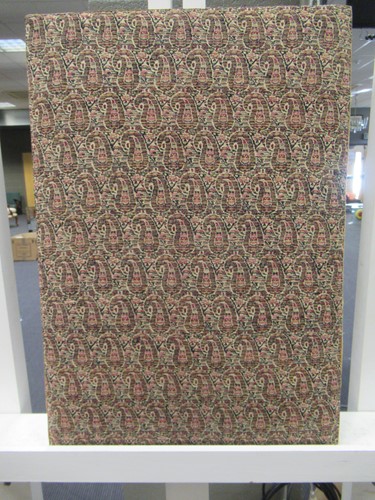 Lot 380 - 2 framed Perisan textile panels, 51 x 35cm and...