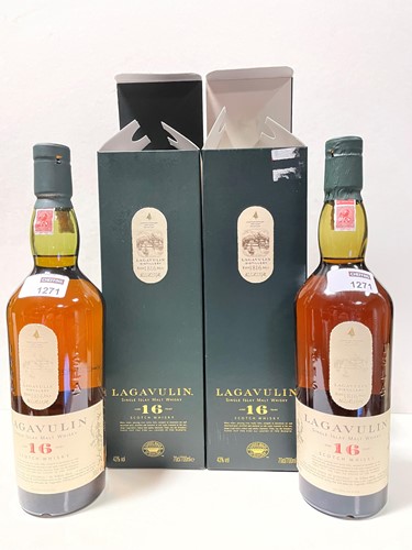 Lot 1271 - Lagavulin single malt whisky, aged 16 years, 2...