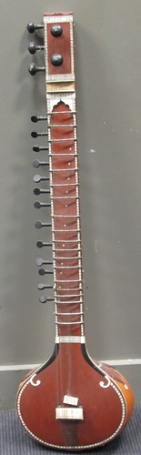 Lot 164 - An Indian Sitar, by Then Mohammad & Sons Lahore