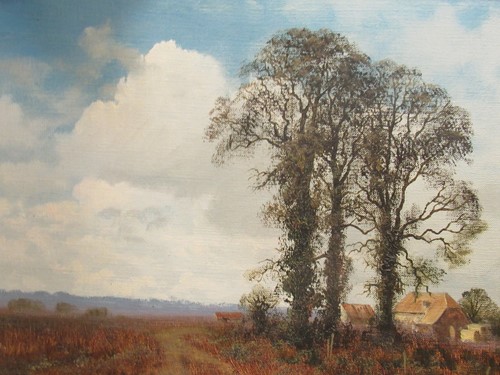 Lot 498 - Gerald Coulson (b. 1926) Country landscape...