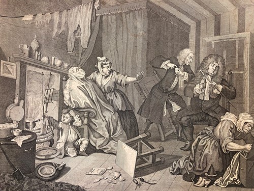 Lot 340 - After William Hogarth, a collection of six...