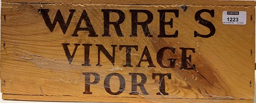 Lot 1223 - Warre's vintage port 1991, 6 bottles in owc