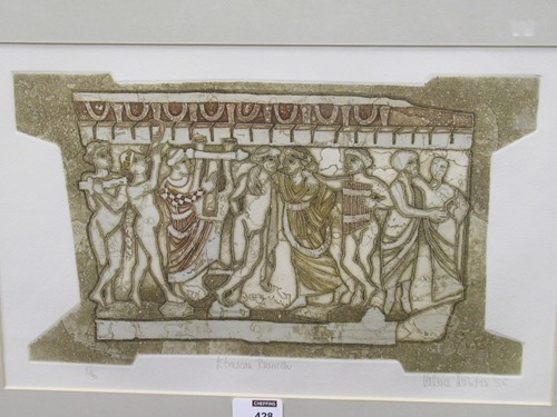 Lot 428 - Valerie Thornton (British 1931-1991), Etruscan...