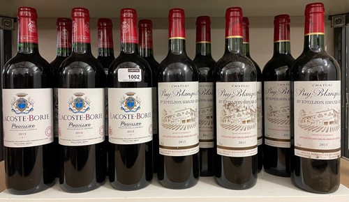 Lot 1002 - Chateau Puy-Blanquet, St Emilion Grand Cru...