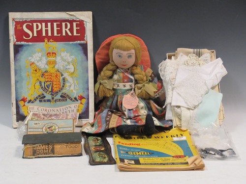 Lot 43 - A Rowntree "Grace Darling" chocolate tin lid,...