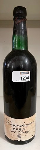 Lot 1234 - Koppenhagen's Vintage Port 1947, 1 bottle,...