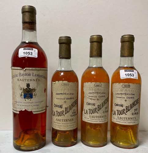 Lot 1053 - Chateau Bastor Lamontagne, Sauternes 1950, 1...