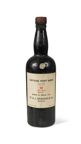 Lot 1257 - Graham's vintage port 1945, bottled 1947, 1...