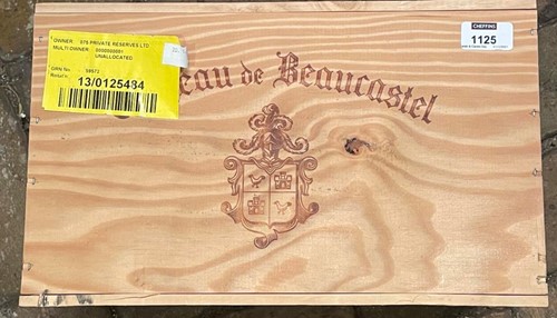 Lot 1125 - Châteauneuf-du-Pape 2011, Château de...