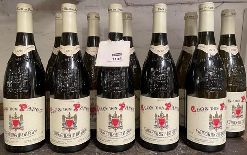 Lot 1135 - Chateauneuf-du-Pape blanc, Clos des Papes 2010,...
