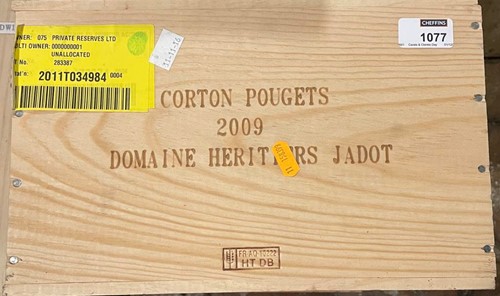 Lot 1077 - Corton Grand Cru, Pougets, Domaine des...