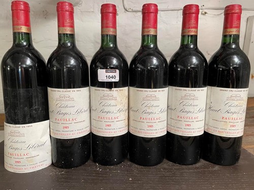 Lot 1040 - Chateau Haut Bages Liberal, Pauillac 5eme Cru...