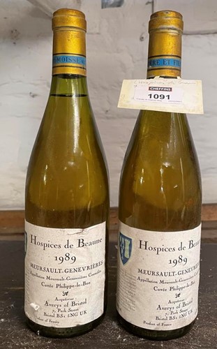 Lot 1091 - Hospices de Beaune, Meursault-Genevrieres 1er...