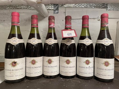 Lot 1079 - Vosne Romanee, Remoissenet 1989, 6 bottles