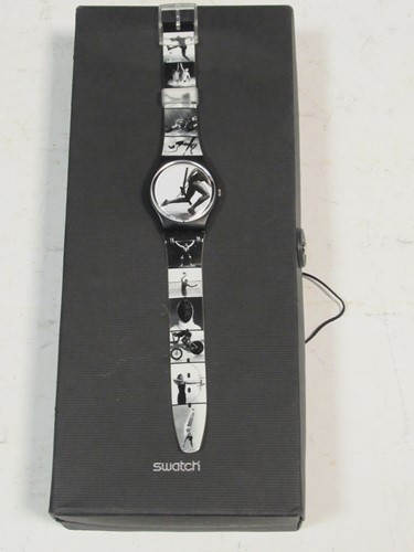 Lot 326 - A Swatch 1996 Olympic Games watch in original box